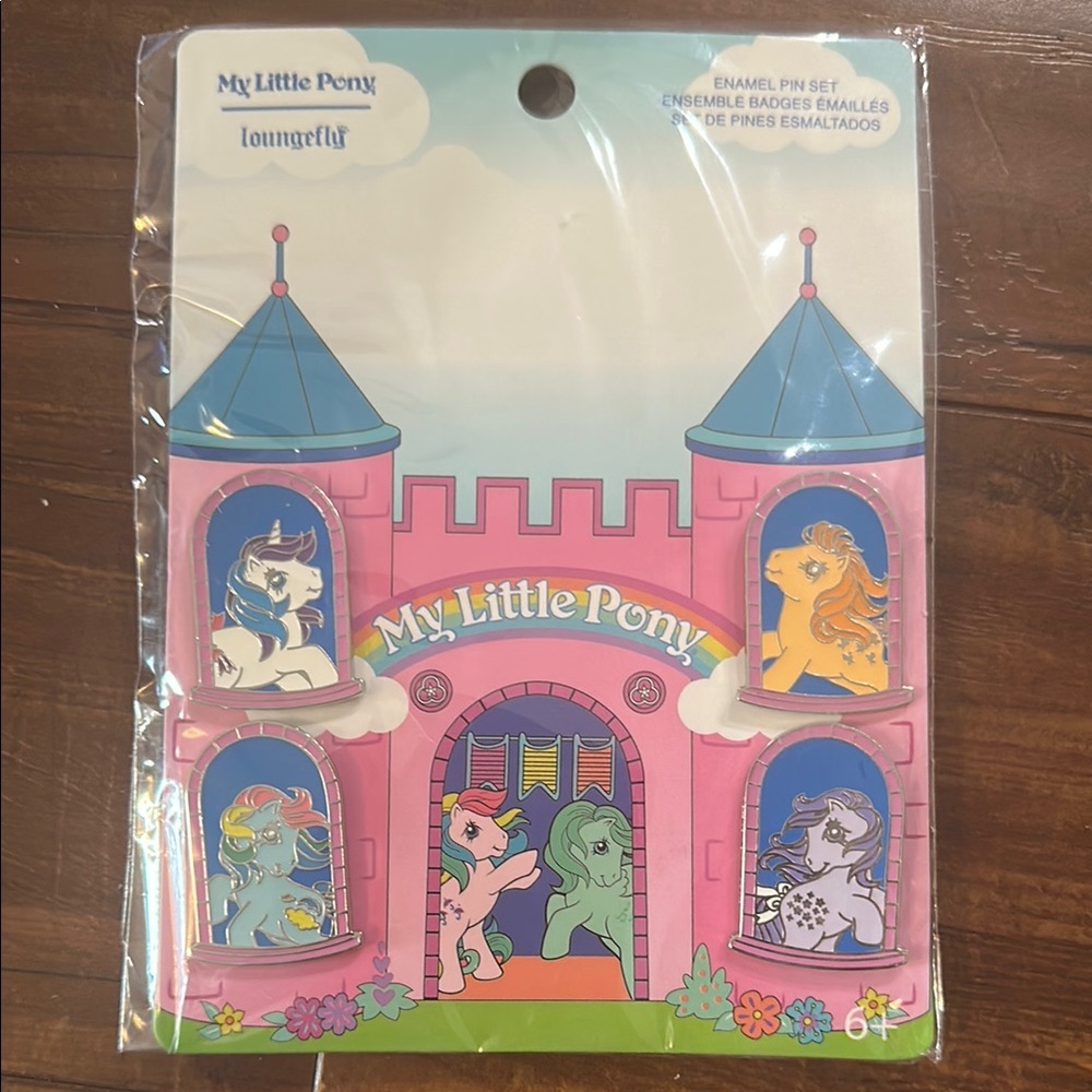My Little Pony‎ x Loungefly Enamel Pin Set - Multicolor New NIP NWT